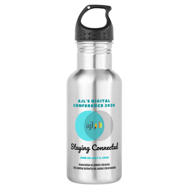 AJL 2020 Digital Conference Wasser Flasche Edelstahlflasche (Vorderseite)