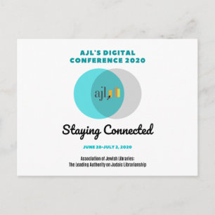 AJL Digital Conference 2020 Postcard Postkarte