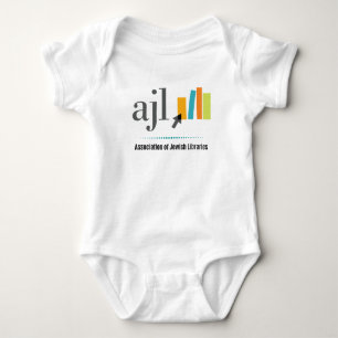 AJL-Logo und Text Baby Strampler