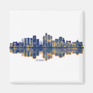 Ajman Skyline Magnet