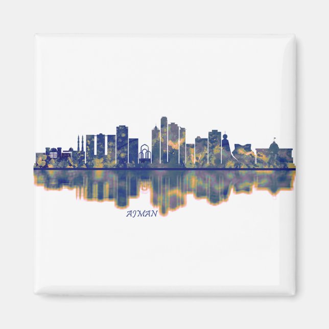 Ajman Skyline Magnet (Vorne)