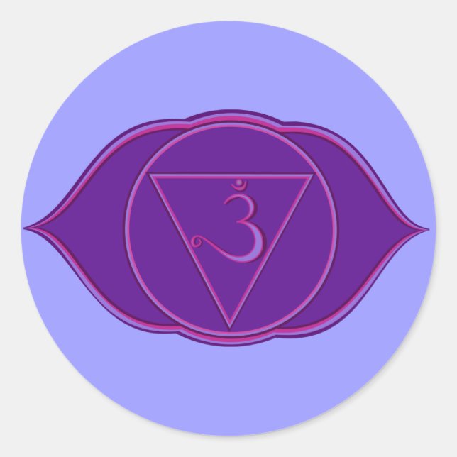 Ajna Chakra Aufkleber (Vorderseite)