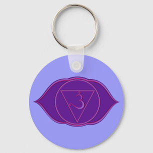 Ajna Chakra Schlüsselanhänger