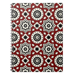 Ajrak Tribal Pattern Photo Notebook Notizblock