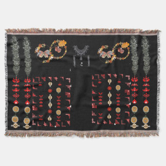 Ajrak wie Style Decke