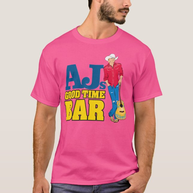 Ajs Good Time Bar Guitar T-Shirt (Vorderseite)