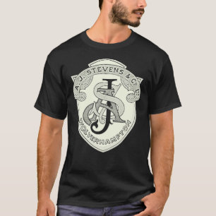 AJS Motorradlogo in Stichen Klassischer T - Shirt