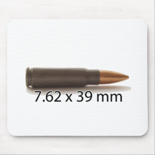 AK47 7,62 x 39mm Munition rund Mousepad