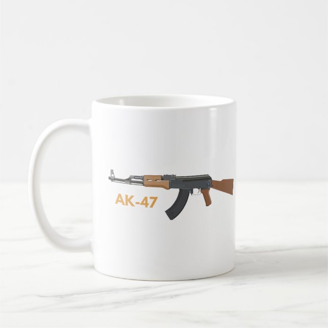 AK-47 Sturmgewehr Kaffeetasse (Links)