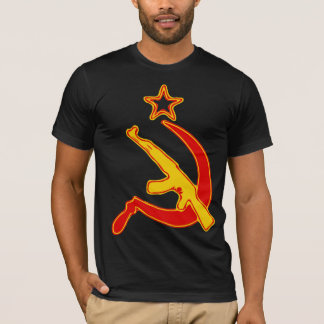AK-47 u. Sichel *with Star* T-Shirt