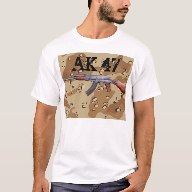 AK-47 Wüste-Camouflage T-Shirt (Vorderseite)
