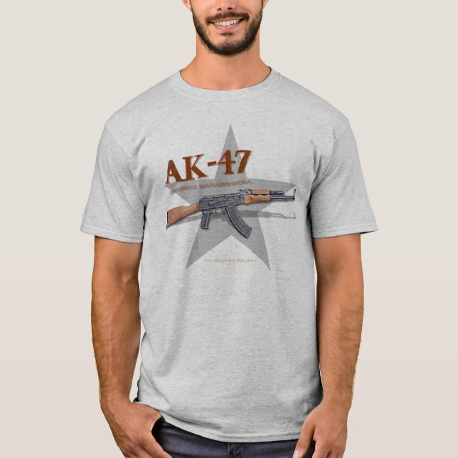 AK-47freiheits-Kämpfer weltweit T-Shirt (Vorderseite)