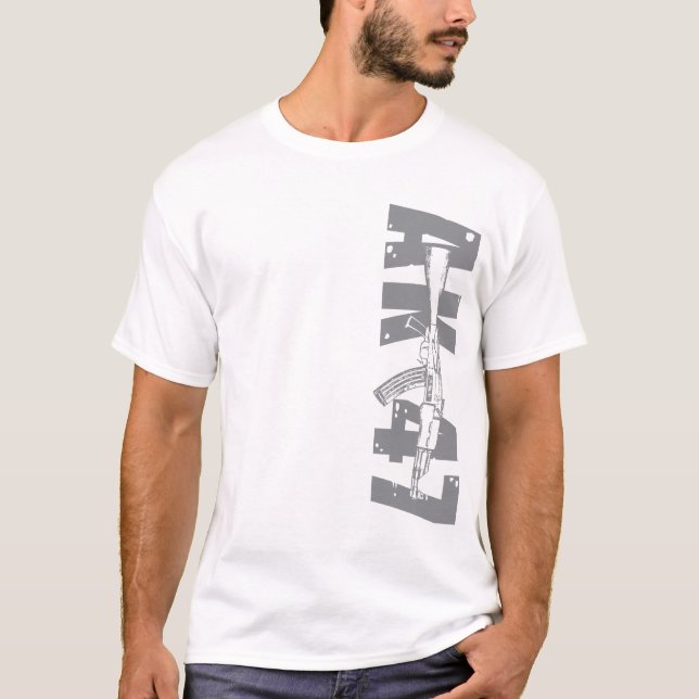 AK-47gewehr-Shirt-Seiten-Kalaschnikow AK47 T-Shirt (Vorderseite)