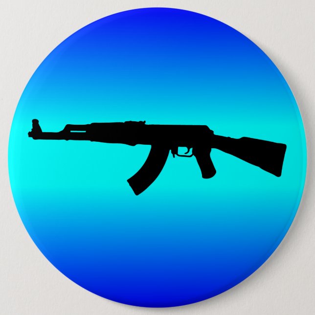 AK-47Silhouette Button (Vorderseite)