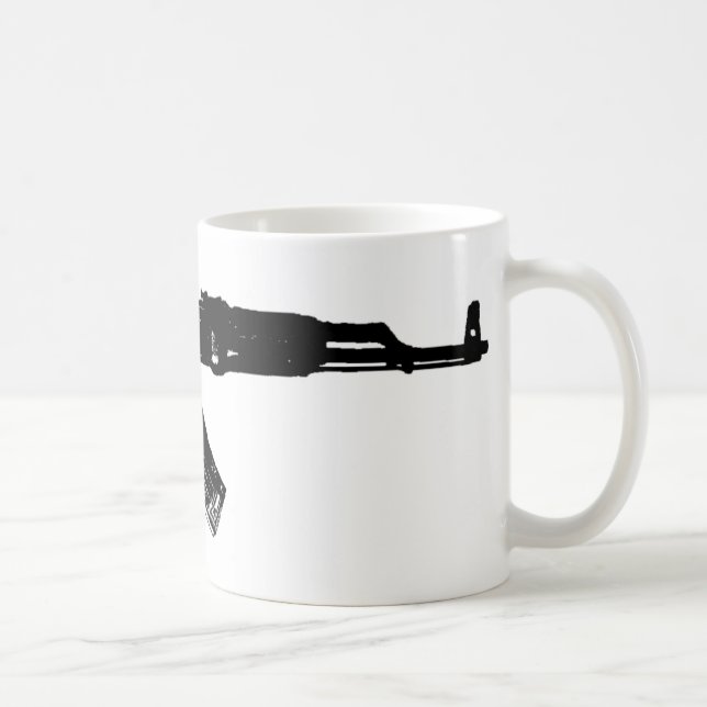 AK-47Silhouette Tasse (Rechts)