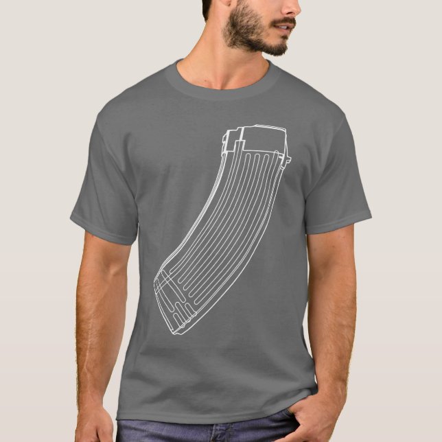 AK-47zeitschrift T-Shirt (Vorderseite)