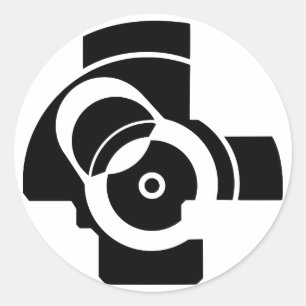 AK Boltface Runder Aufkleber