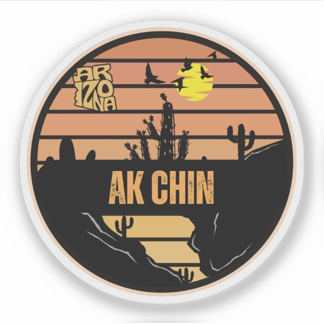 Ak Chin, Arizona Aufkleber (Vorderseite)
