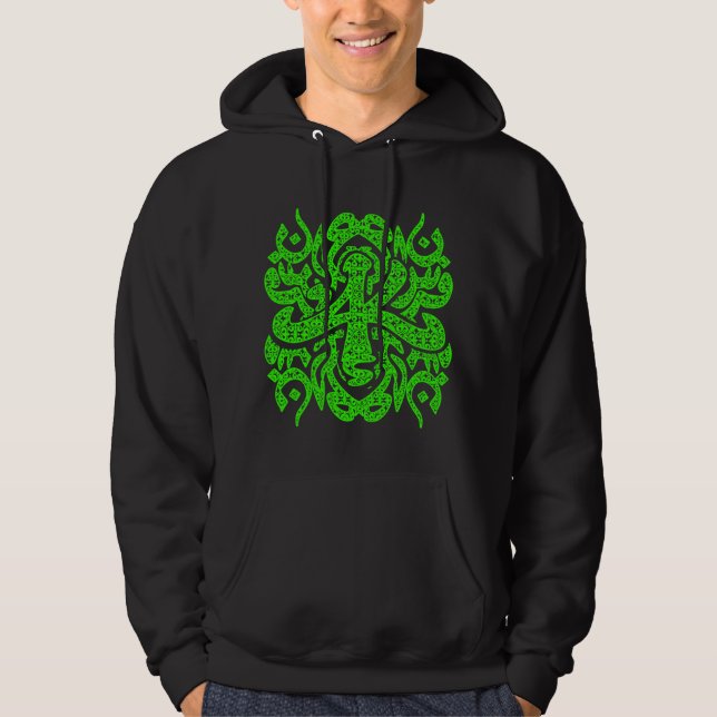 AK GRÜN HOODIE (Vorderseite)