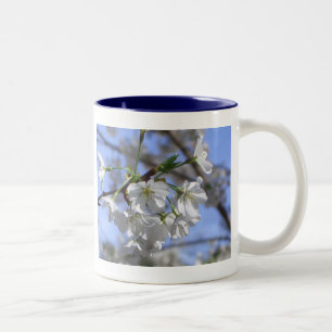 AK-, Kirschblüten-Tasse Zweifarbige Tasse