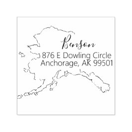 AK | Staat der Briefmarke der Rücksendeadresse Ala Permastempel