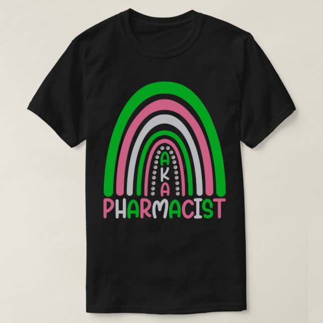 AKA Pharmacist Aka Paraphernalia Alpha Kappa Soror T-Shirt (Design vorne)