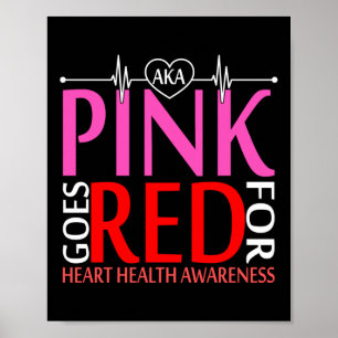 Aka Pink wird für das Gesundheitsbewusstsein lange Poster
