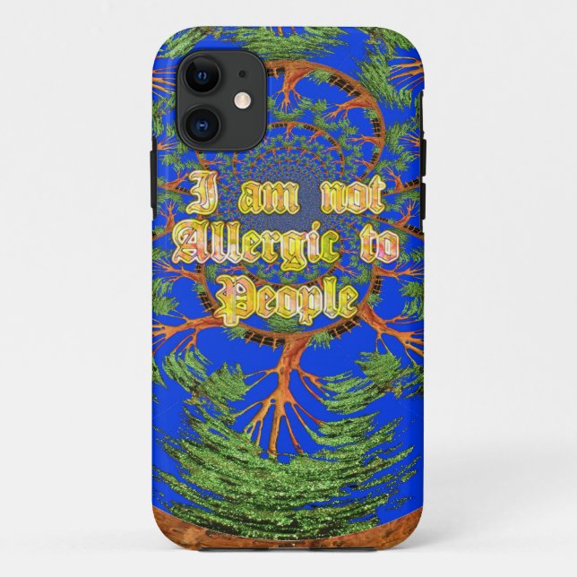 Akacia Alchemy: Ich bin nicht allergisch gegenüber Case-Mate iPhone Hülle (Rückseite)