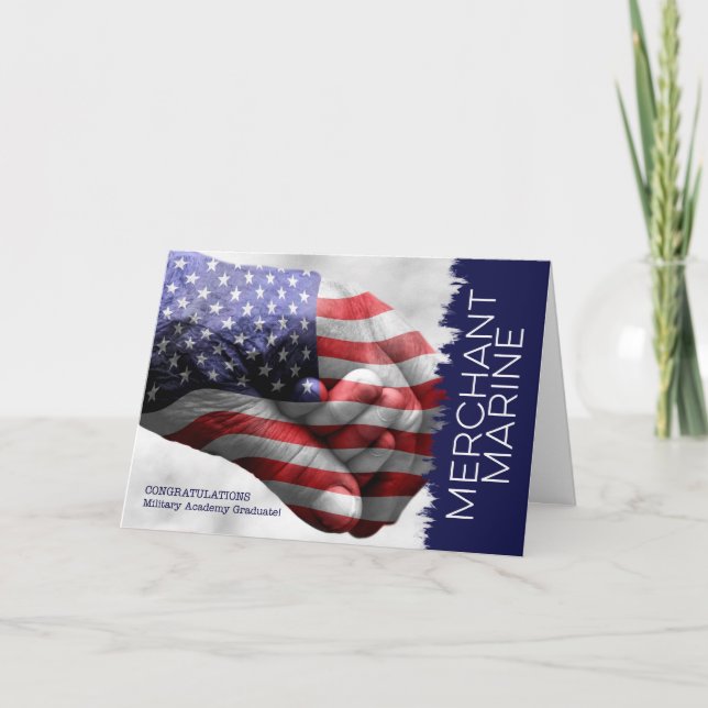 Akademie der Handelsmarine Hand in Hand Karte (Vorderseite)