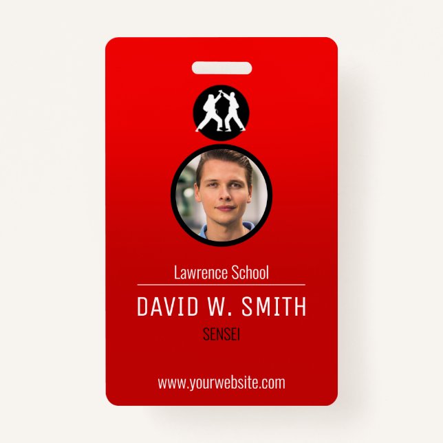 Akademie für Kampfkunst Ausweis (Vorderseite)