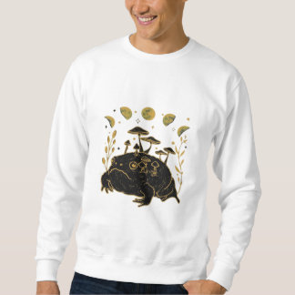 Akademie Mond Hexen Goblincore Ästhetik Frosch Cla Sweatshirt