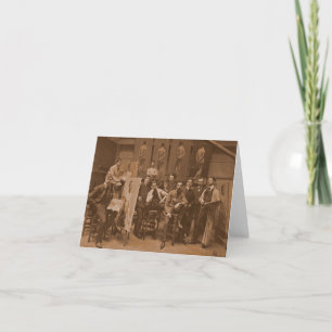 Akademie von Antwerpen 1907 Vintage-Fotografie Karte