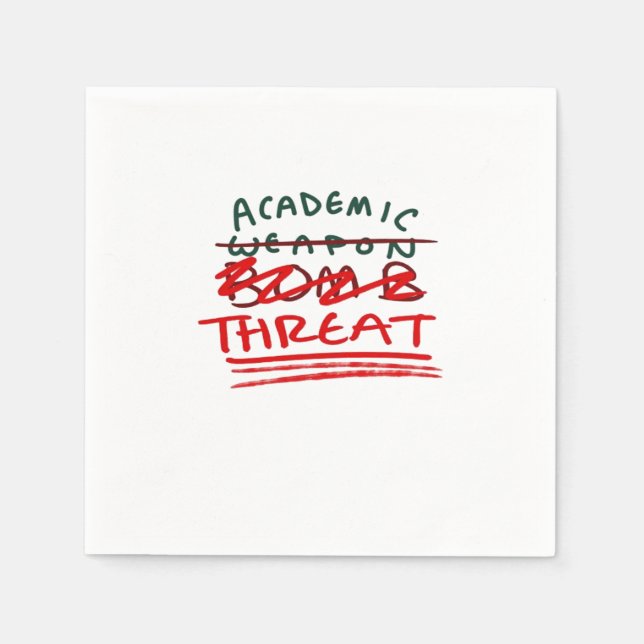 Akademische Bombe Classic Serviette (Vorderseite)