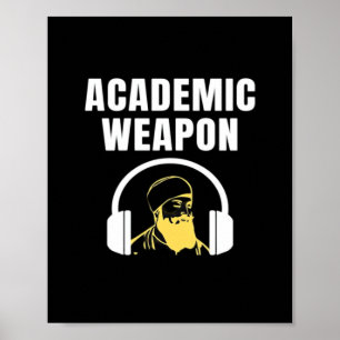 Akademische Waffe - Inspirierender Klassiker Lusti Poster
