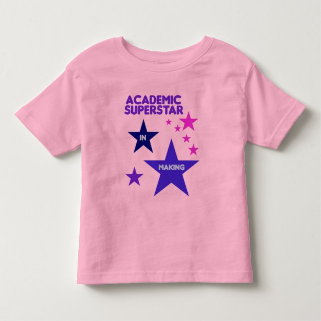 Akademisches Superstar-Shirt Kleinkind T-shirt (Vorderseite)