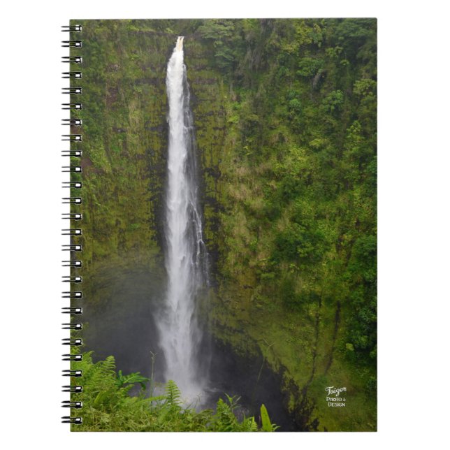 Akaka Falls, Hawaii Notebook Notizblock (Vorderseite)