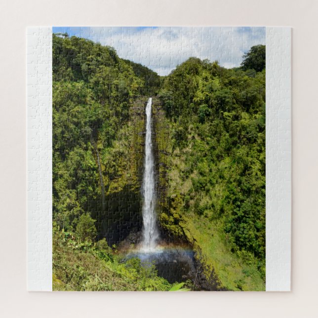 Akaka Falls Wasserfall Puzzle (Vertikal)