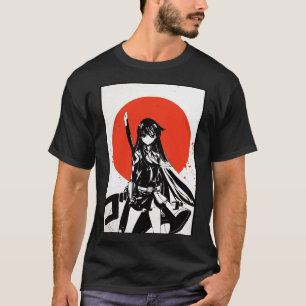 Akame Ga Kill T Shirt Akame Manga Zeichnete Red Su