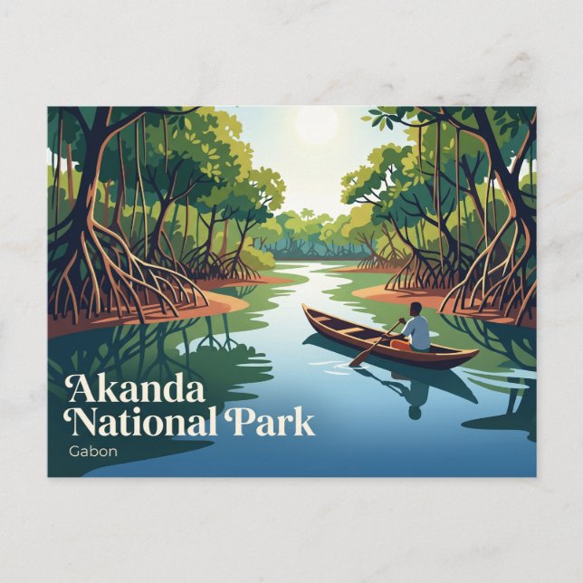 Akanda Nationalpark Gabun Postkarte (Vorderseite)