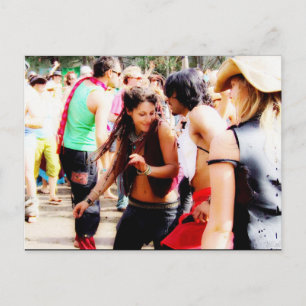 Akasha GrooViN POSTCARD Postkarte