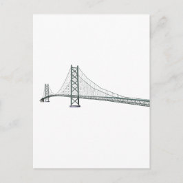 Akashi Kaikyo Suspension Bridge: alias Pearl Bridg Postkarte