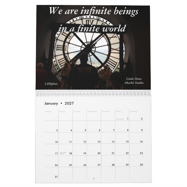 Akashic 2015 Kalender (Jan 2027)