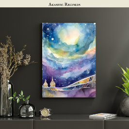 Akashic Platten Astral Travel OBE Lucid Dreaming Poster