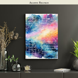 Akashic Platten Astral Travel OBE Lucid Dreaming Poster