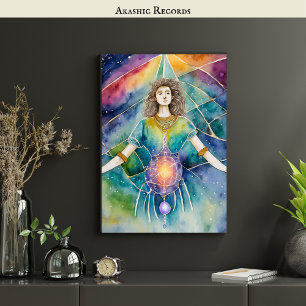 Akashic Platten Astral Travel OBE Lucid Dreaming Poster