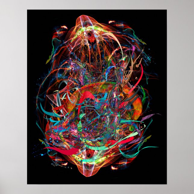 AKASHIC-PLATTEN im Bewusstsein des Kosmos-Posters Poster (Vorne)