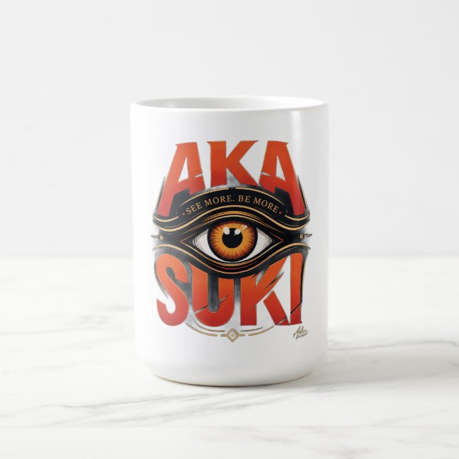 Akasuki Böser Blick T-Shirt Kaffeetasse (Mittel)