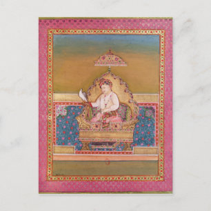 Akbar aus einem Porträtalbum Postkarte