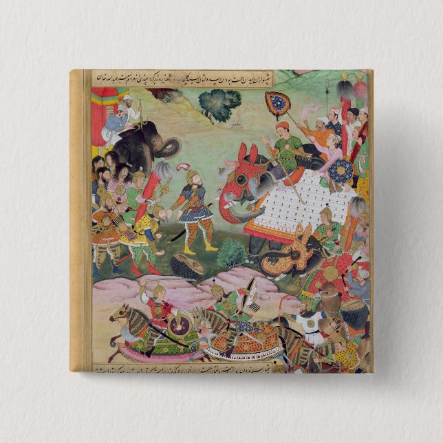 Akbar, welches die Trommeln und die Standards Button (Vorderseite)