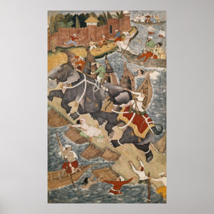 Akbar zäumt den Savage Elephant, Hawa'i Poster